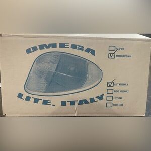 Omega Car Light Assembly - Blue and White